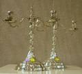 Pair of Persian Silver Candelabra