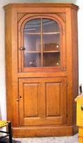 Country Pine Corner Cupboard