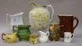 Nine Assorted Ceramic Creamers and Pitchers