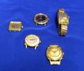 Four Wristwatches Some Gold Bulova Omega Hamilton