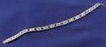 Art Deco 14kt White Gold Diamond and Sapphire Bracelet