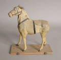 German composition horse pull toy