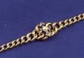 Antique 14kt Gold and Diamond Bracelet