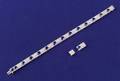 Art Deco Platinum Kashmir Sapphire and Diamond Line Bracelet
