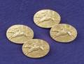 Gentlemans 14kt Gold Cuff Links