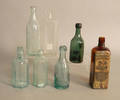 Seven Pennsylvania glass bottles
