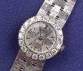 Ladys 18kt White Gold and Diamond Wristwatch Renaud
