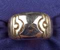 18kt Gold and Stainless Steel Ring Bulgari