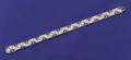 Art Deco Platinum Diamond and Onyx Bracelet
