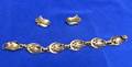 Georg Jensen Sterling Silver Bracelet and Pair of Earclips