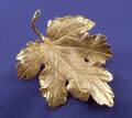 14kt Gold Leaf Brooch