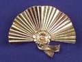 Retro 14kt Bicolor Gold Brooch