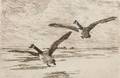 Frank Weston Benson American 18621951 Incoming Geese
