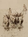 John Edward Borein American 18721945 Cattle Drive