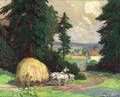 Carl R Krafft American 18841938 The Hay Wagon
