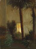 Hermann Dudley Murphy American 18671945 EveningA Tropical Landscape