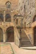A Marrani Italian 19th20th Century Bargello Courtyard