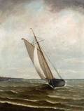 American School 19th20th Century Sailboat