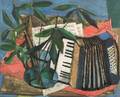 Frederick Franck American b 1909 Accordionist Still Life