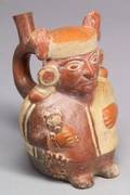PreColumbian Painted Pottery Figure