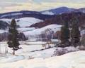 Aldro Thompson Hibbard American 18861972 Winter Mountains