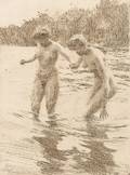 Anders Zorn Swedish 18601920 Two Bathers