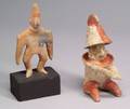 Two PreColumbian Pottery Figures