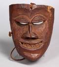 Central American Carved Wood Mask
