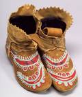 Plateau Beaded Hide Moccasins