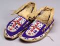Central Plains Beaded Hide Moccasins