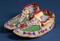 Central Plains Beaded Hide Moccasins