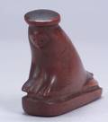Carved Red Pipestone Object