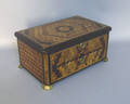 English parquetry dresser box