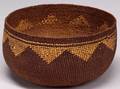 Northern California Twined Basketry Bowl
