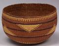 Northern California Twined Basketry Bowl