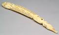 Inuit Carved Ivory Cribbage Board