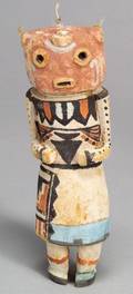 Southwest Polychrome Carved Wood Katcina