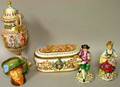 Five Assorted Pottery and Porcelain Decorative Items