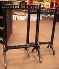 Two Eastlaketype Ebonized Fire Screens
