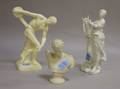 Three Small Classical Revival Figures