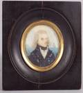 American School 19th Century Miniature Portrait of a Gentleman
