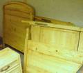 Pair of Danish Provincial Pine Twin Beds