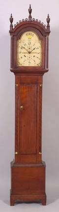 Cherry Tall Case Clock with Dial