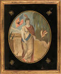Color lithograph titled An Emblem of America
