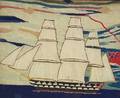 Woolwork Picture of a Ship