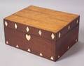 Inlaid Mahogany and Birdseye Maple Veneered SailorMade Box
