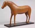 Carved and Painted Wooden Folk Art Horse Figure