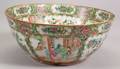 Rose Medallion Porcelain Punch Bowl