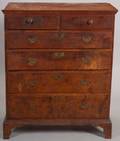 Chippendale Maple Tall Chest of Drawers