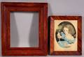 Two Grain Painted Wooden Frames